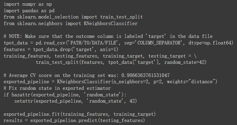 自動化模型選擇與調參神器：TPOT的使用指南（Tree-based Pipeline Optimization Tool）操作畫面