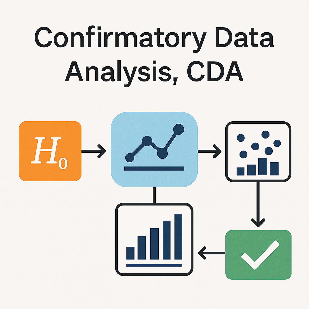 Confirmatory Data Analysis The core of the data science process from hypothesis to verification 1