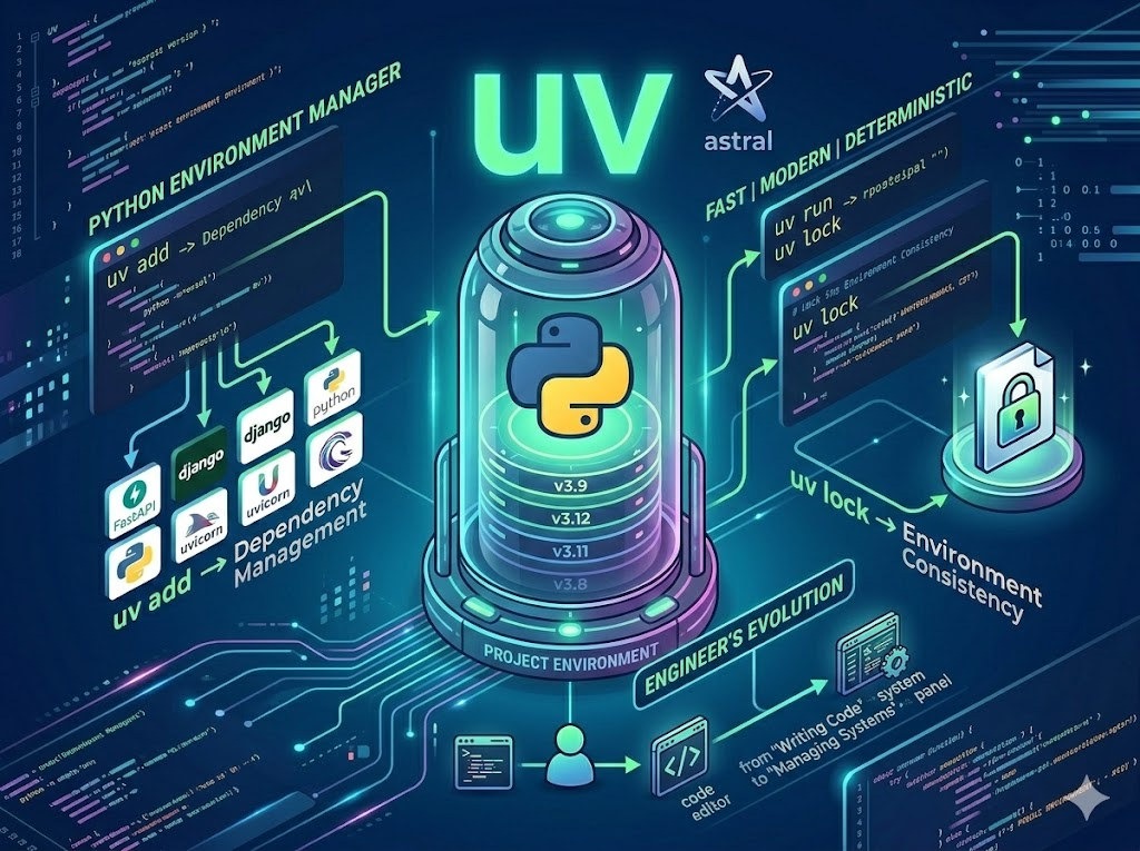 用 uv 建立超快速的 Python 開發環境文章封面